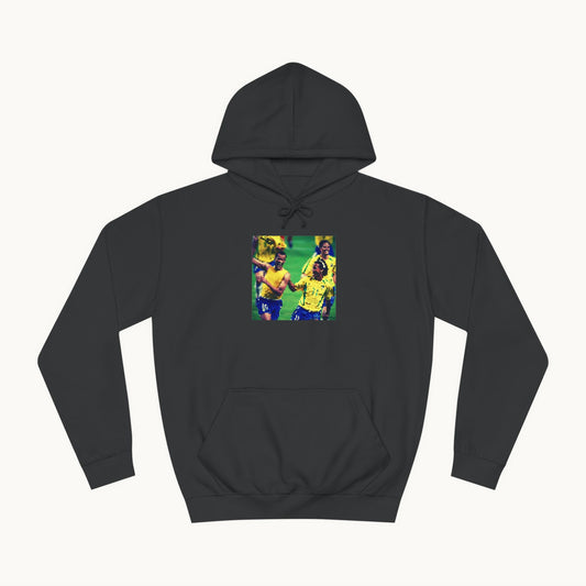 Ronaldinho & Rivaldo Brazil Celebration Hoodie