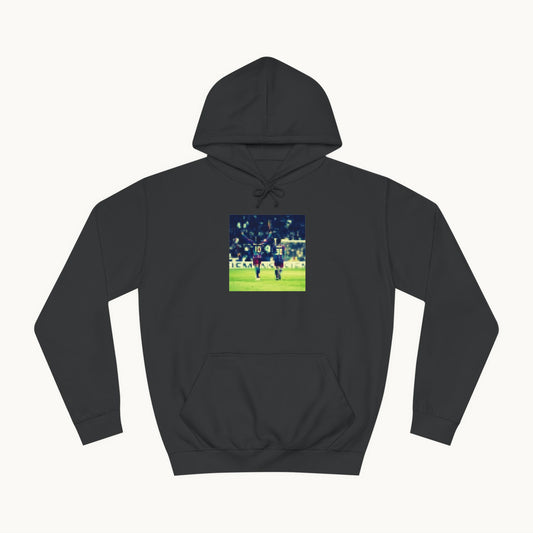 Ronaldinho and Young Messi Celebration Hoodie
